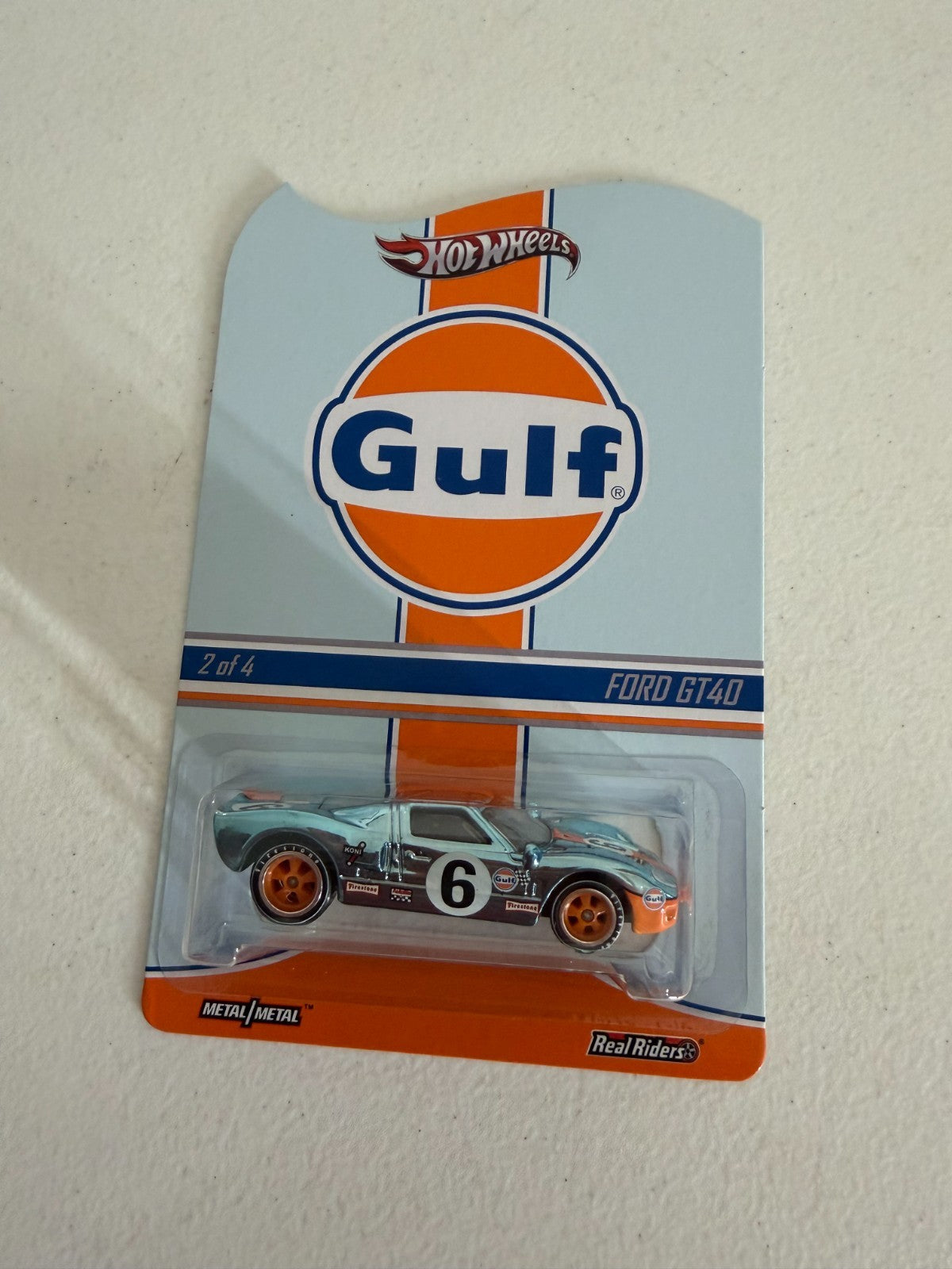 Hot Wheels Gulf Ford GT40 Collectors Red Line Club Special #3333/4000