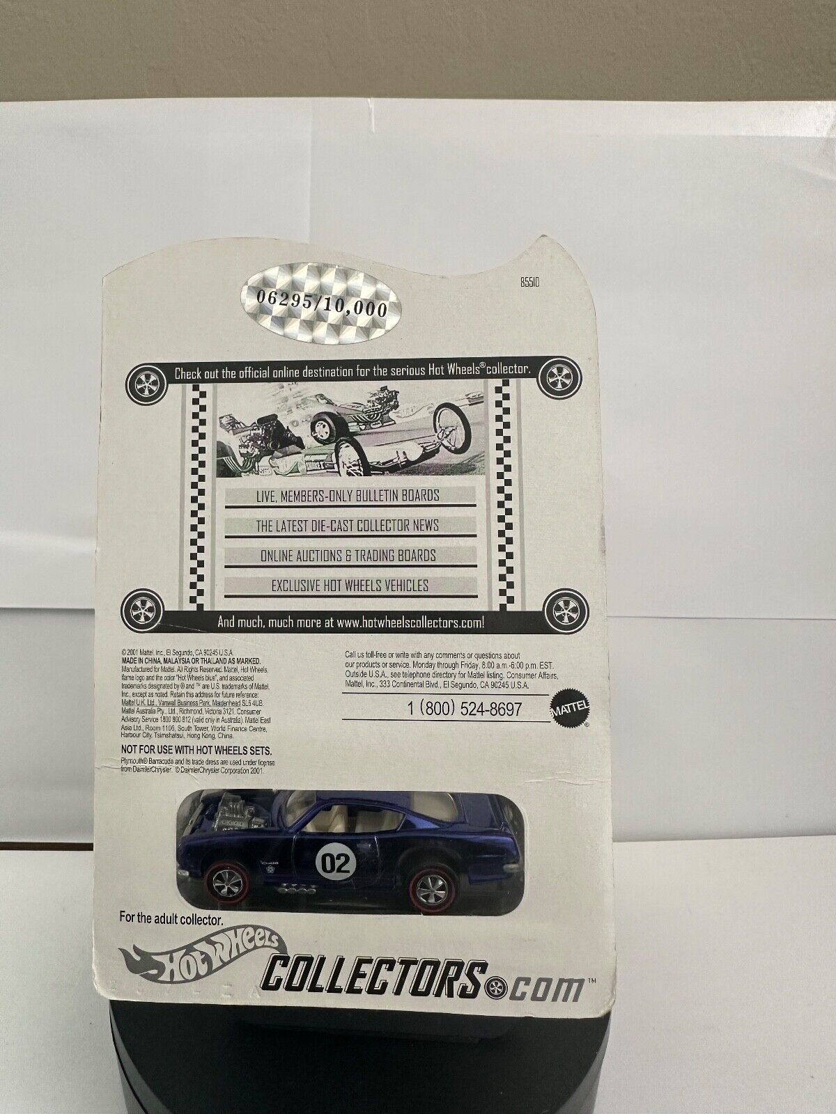 Hot Wheels RLC Online Exclusive Series 1  King Kuda 02162/10.000 Blue L62