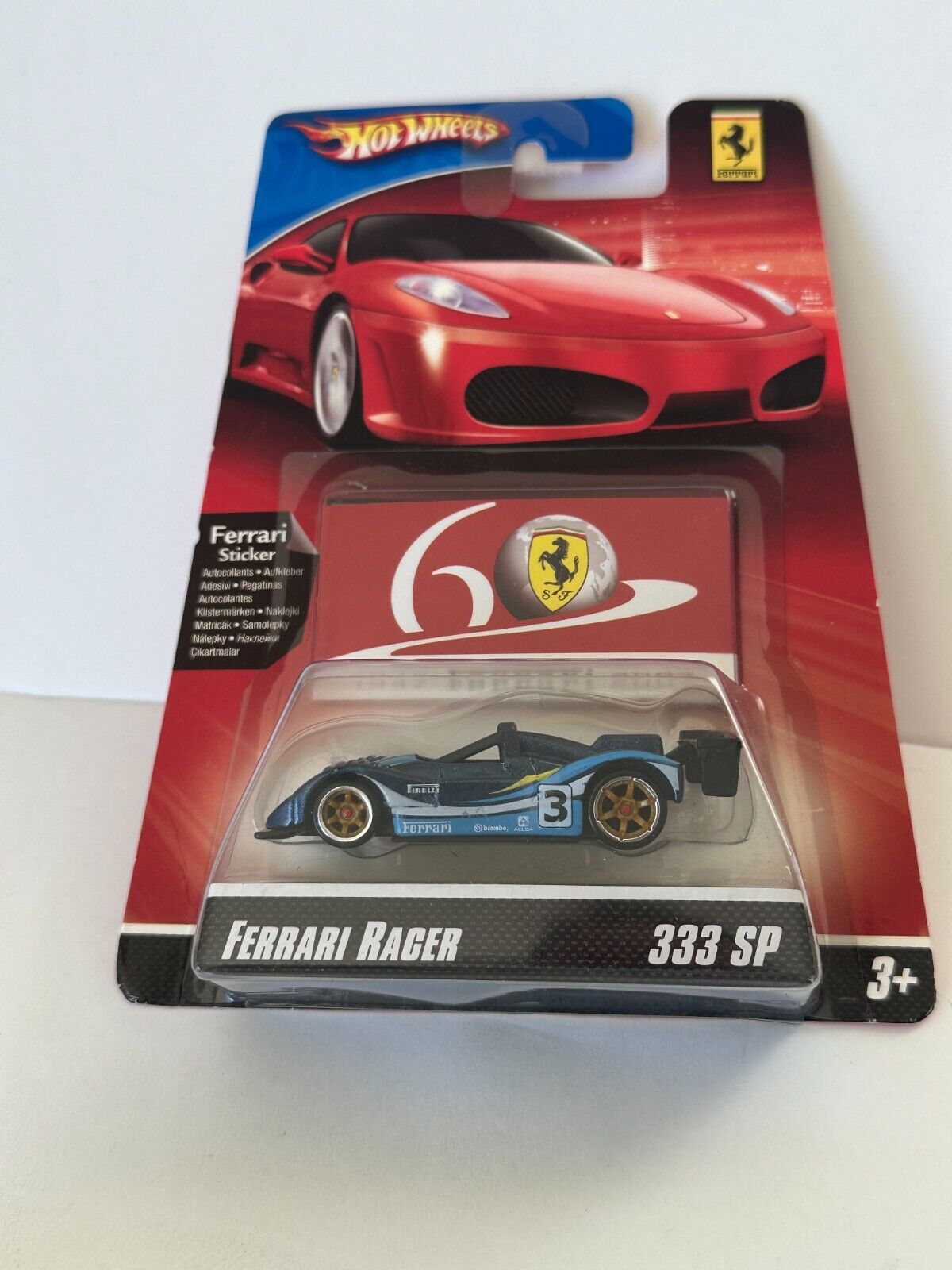Hot Wheels Ferrari Racer Ferrari 333 SP Blue V73