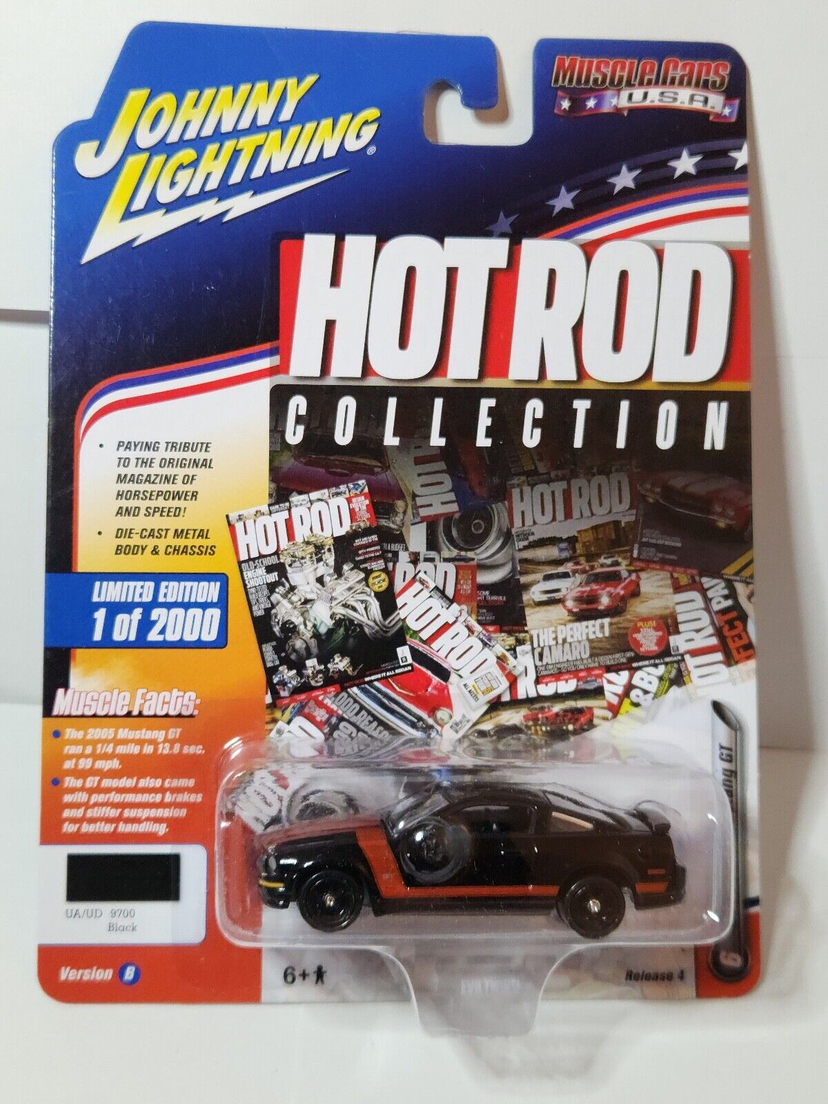 Johnny Lightning Muscle Cars U.S.A Hot Rod Collection 2005 Ford Mustang GT K98