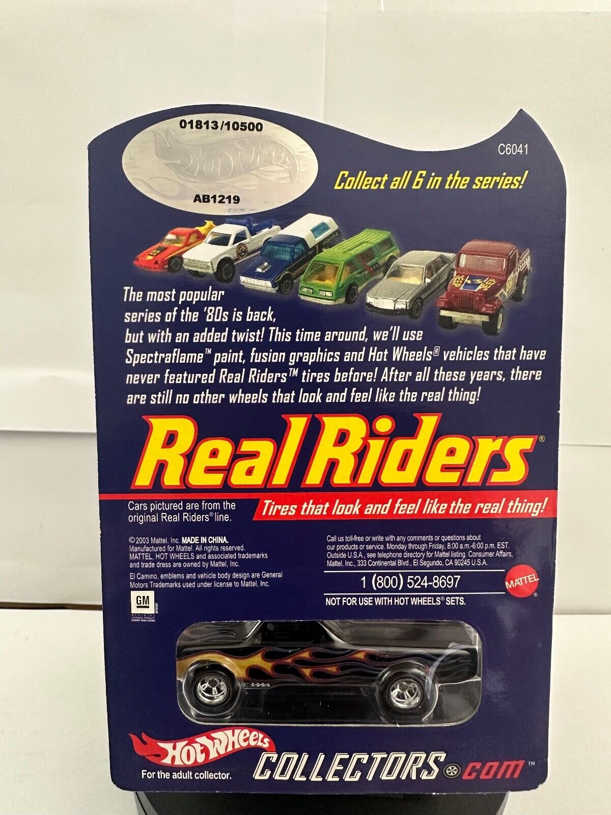 Hot Wheels  RLC Real Riders Series 3 Custom Fleetside 01813/10500 L61