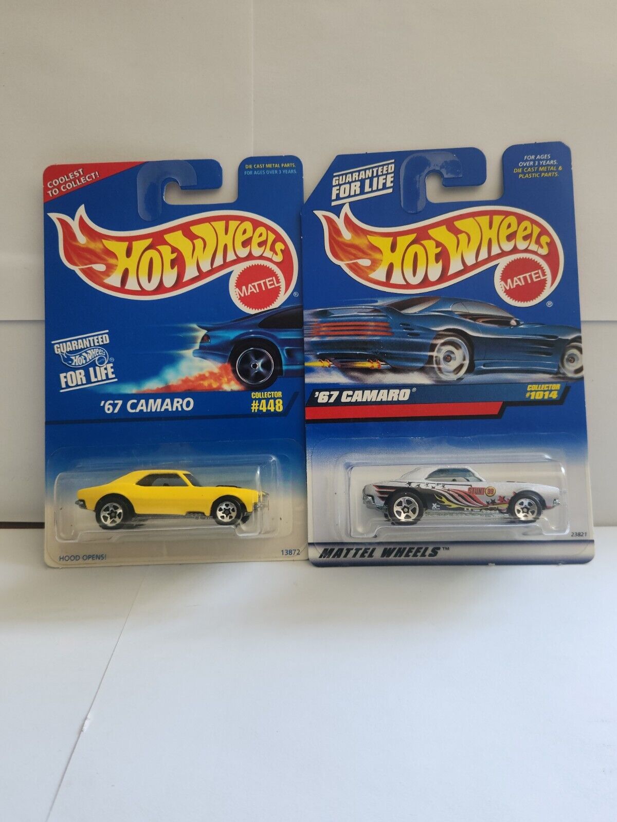 Hot Wheels Lot 2x '67 Camaro #448 / '67 Camaro #1014 L64