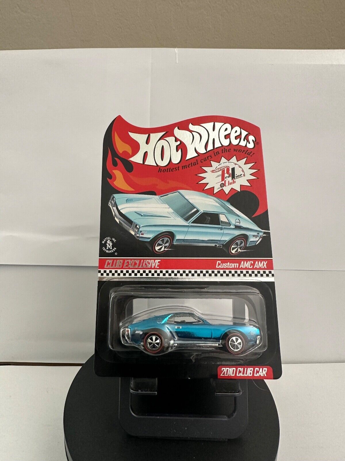 Hot Wheels RLC 2010 Club Exclusive Custom AMC AMX Blue #3774 L62