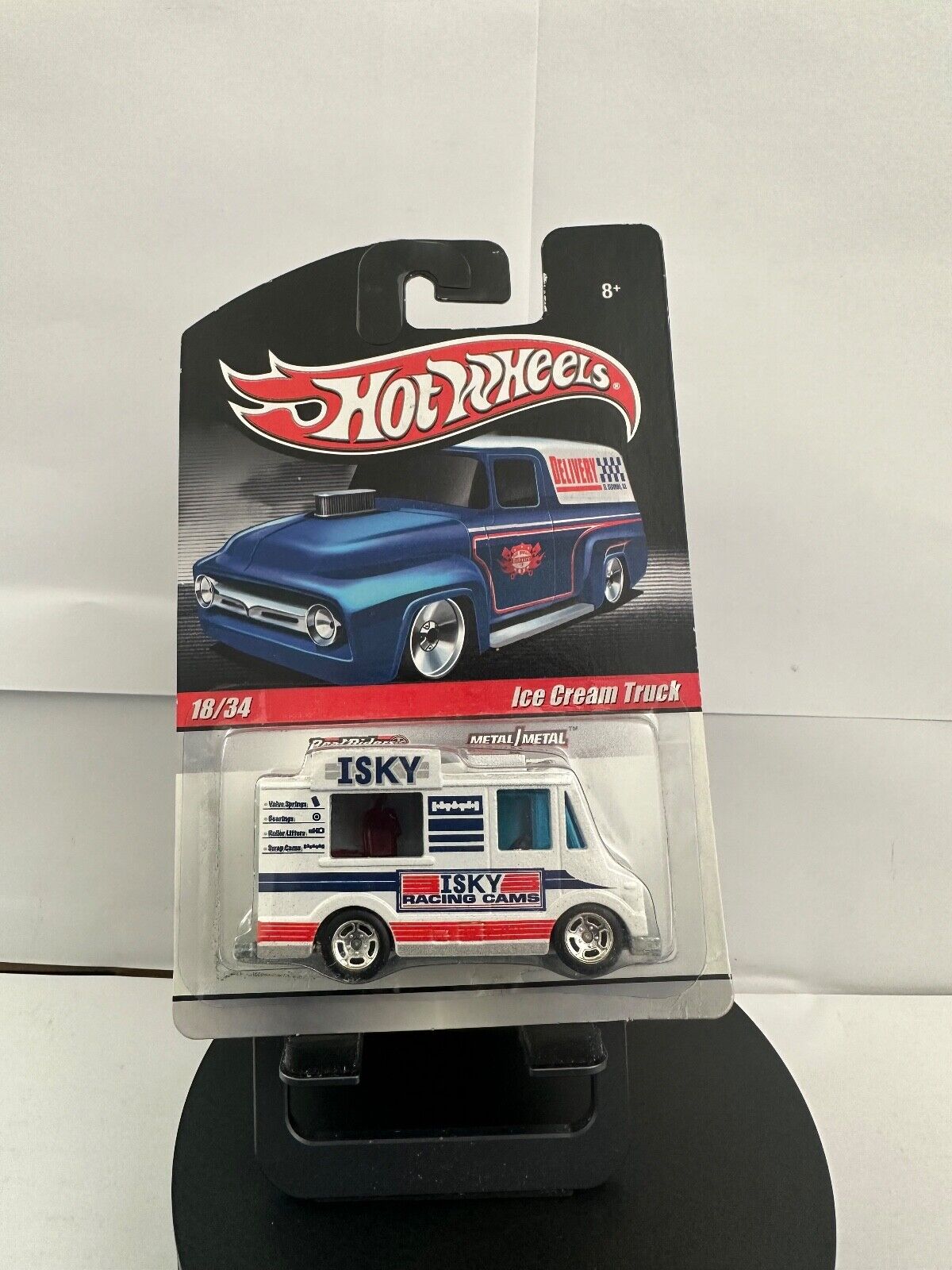 Hot Wheels Slick Rides Ice Cream Truck Isky Racing Cams Delivery Real Riders L61