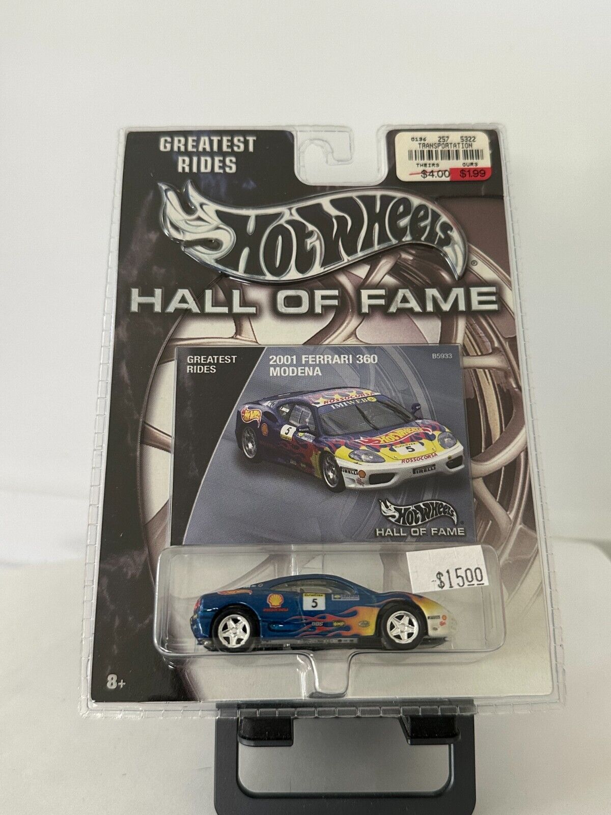 Hot wheels Hall Of Fame Greatest Rides 2001 Ferrari 360 Modena L74