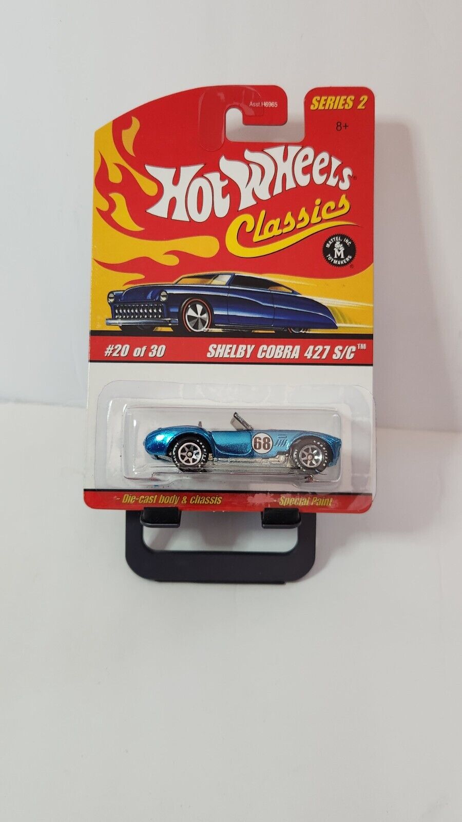 Hot wheels Classics Series 2 Shelby Cobra 427 S/C # 20/30 Blau K85