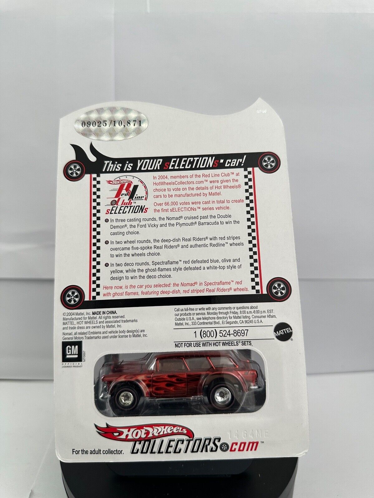 Hot Wheels RLC Red Line Club 2004 Selections Series Chevy Nomad #9025 L63