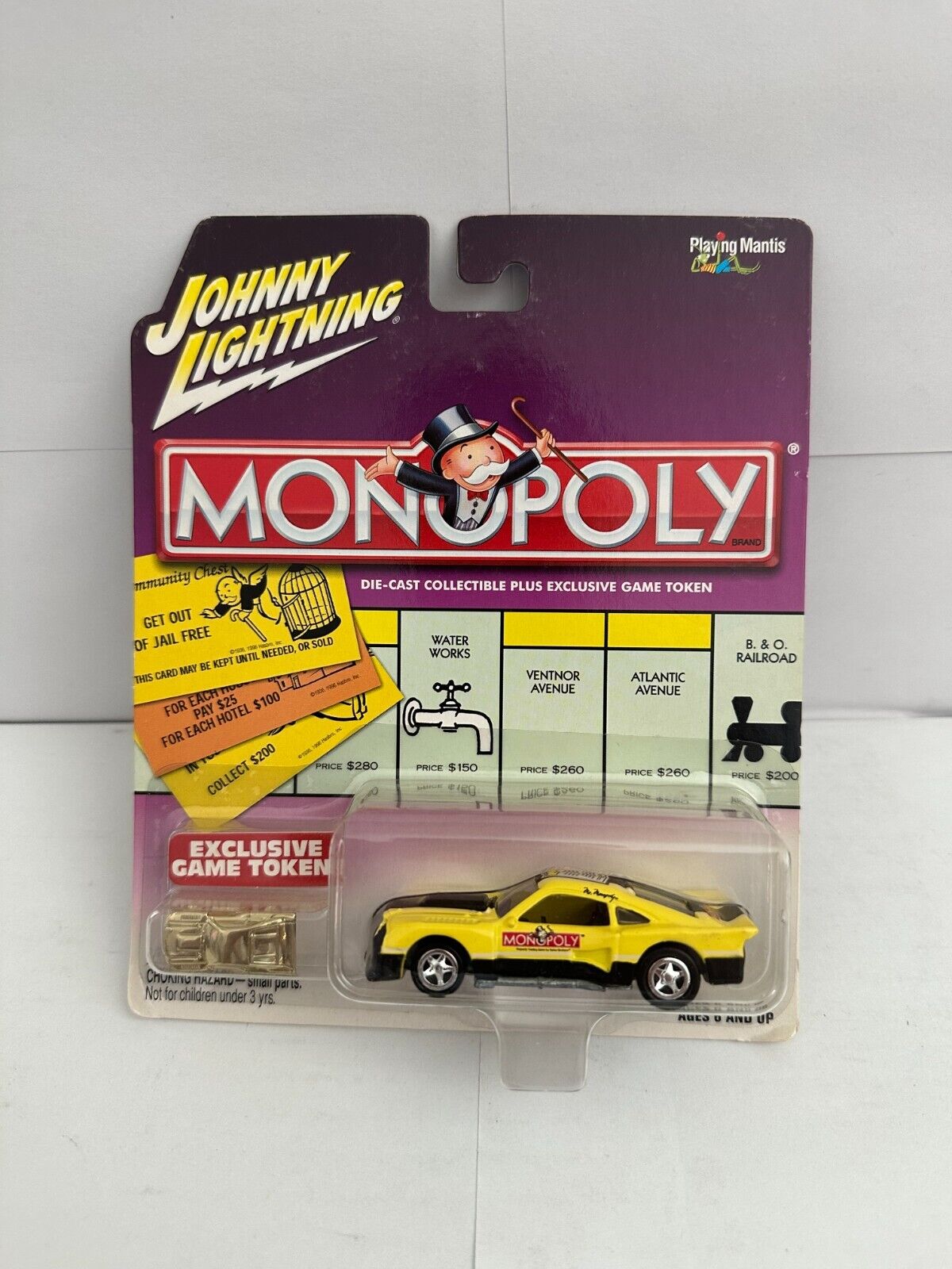 Johnny Lightning Monopoly Atlantic 75 Mustang Cobra Exclusive Game Token L39