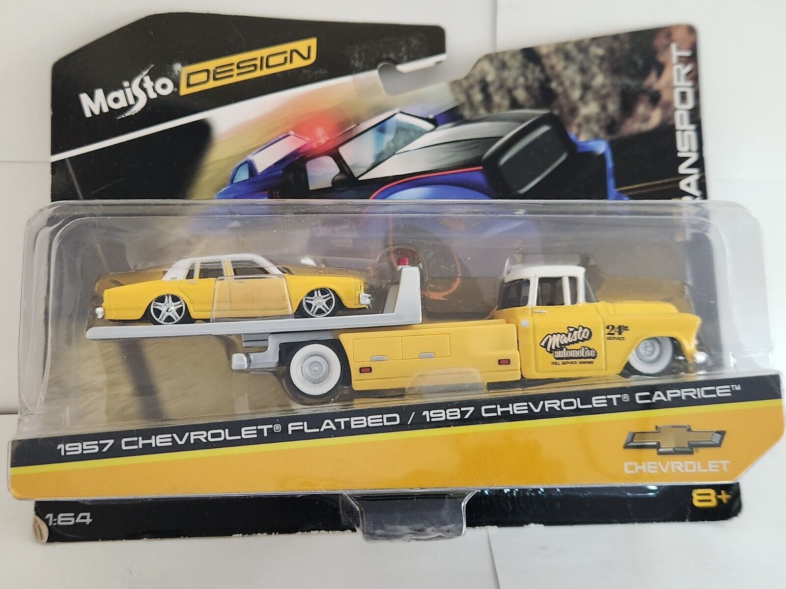 Maisto Design Transport 1957 Chevrolet Flatbed / 1987 Chevrolet Caprice L28