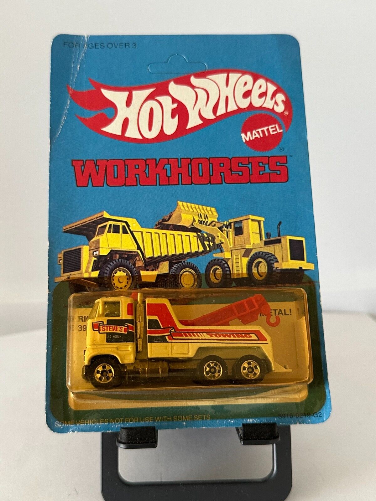 Hot Wheels Vintage 1983 Workhorses Rig Wrecker 3916 Steve's Towing L73