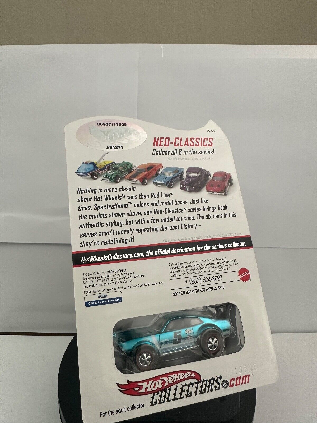 Hot Wheels RLC Neo-Classics Series 4  Mighty Maverick Blue 937/1100 L62