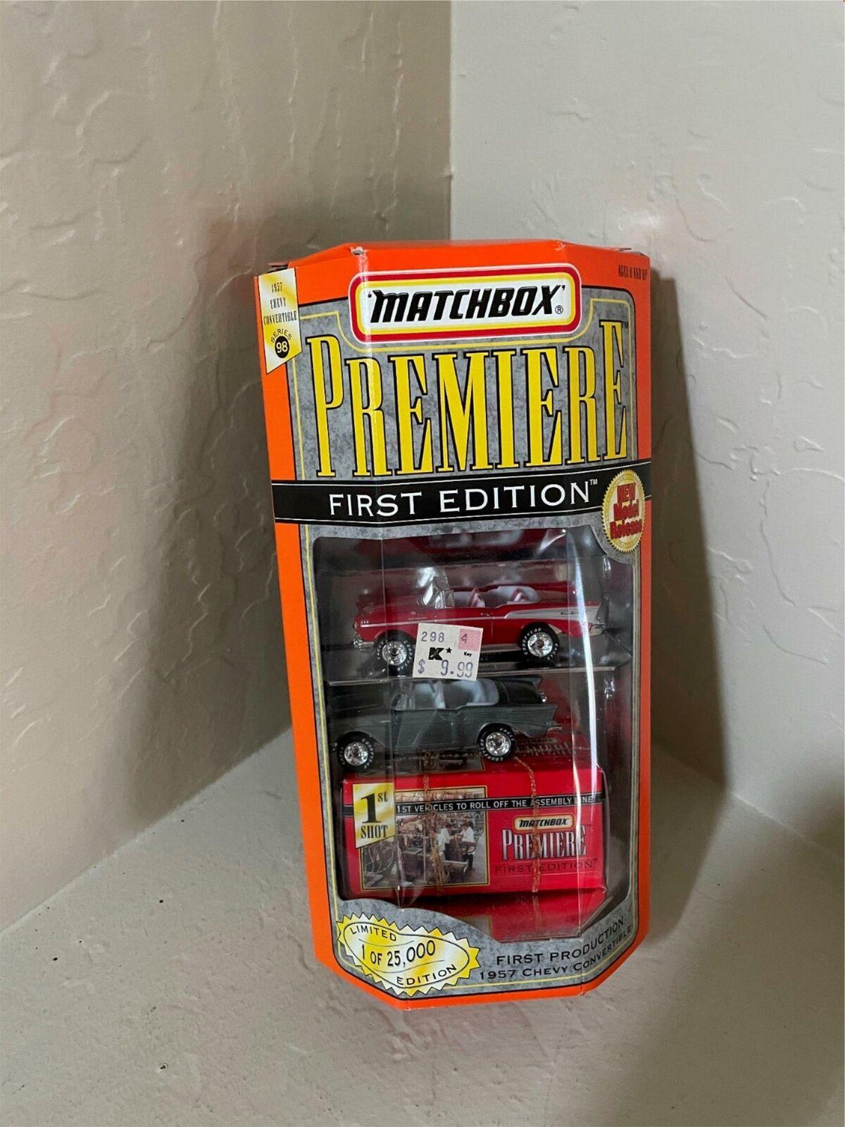 Matchbox Premiere Edition 1957 Chevy Convertible Series 98 First Production D15