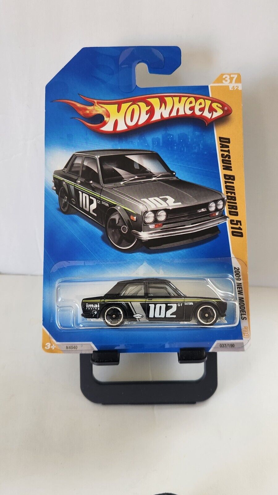 Hot Wheels Datsun Bluebird 510 2009 New Models #37/42 Black K89