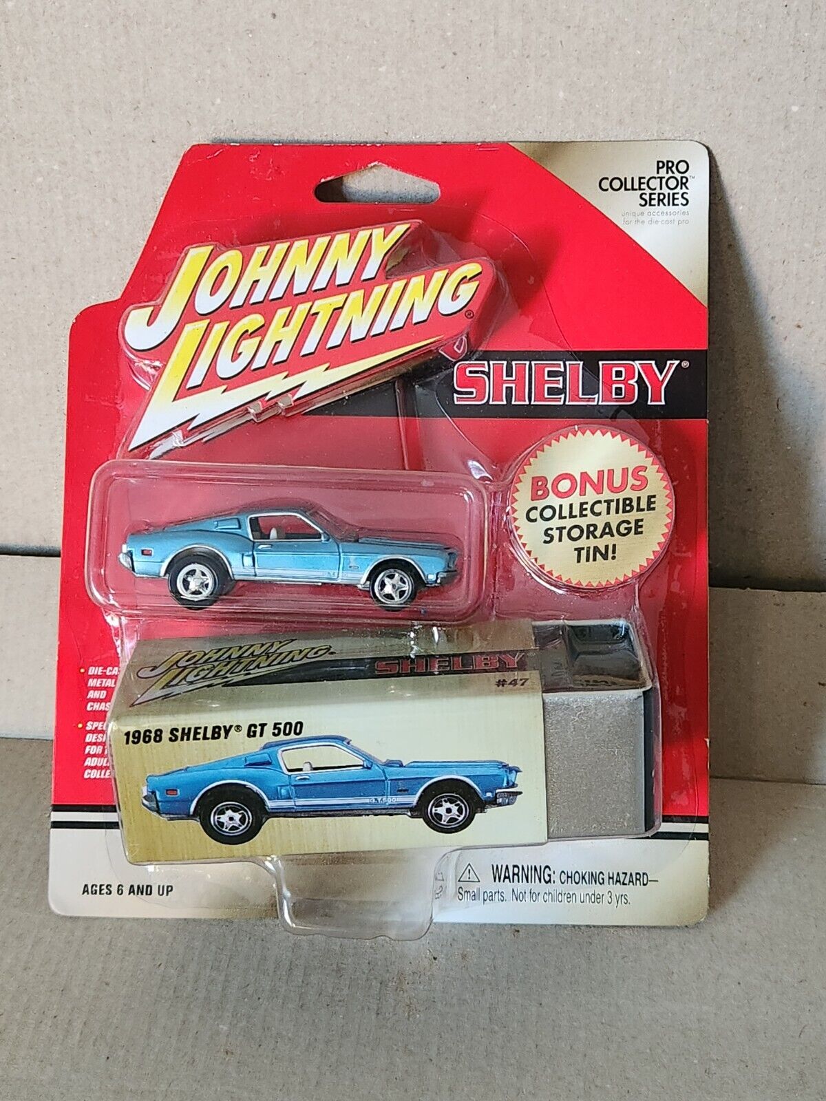 Johnny Lightning 1968 Shelby GT 500 Storage Tin K17