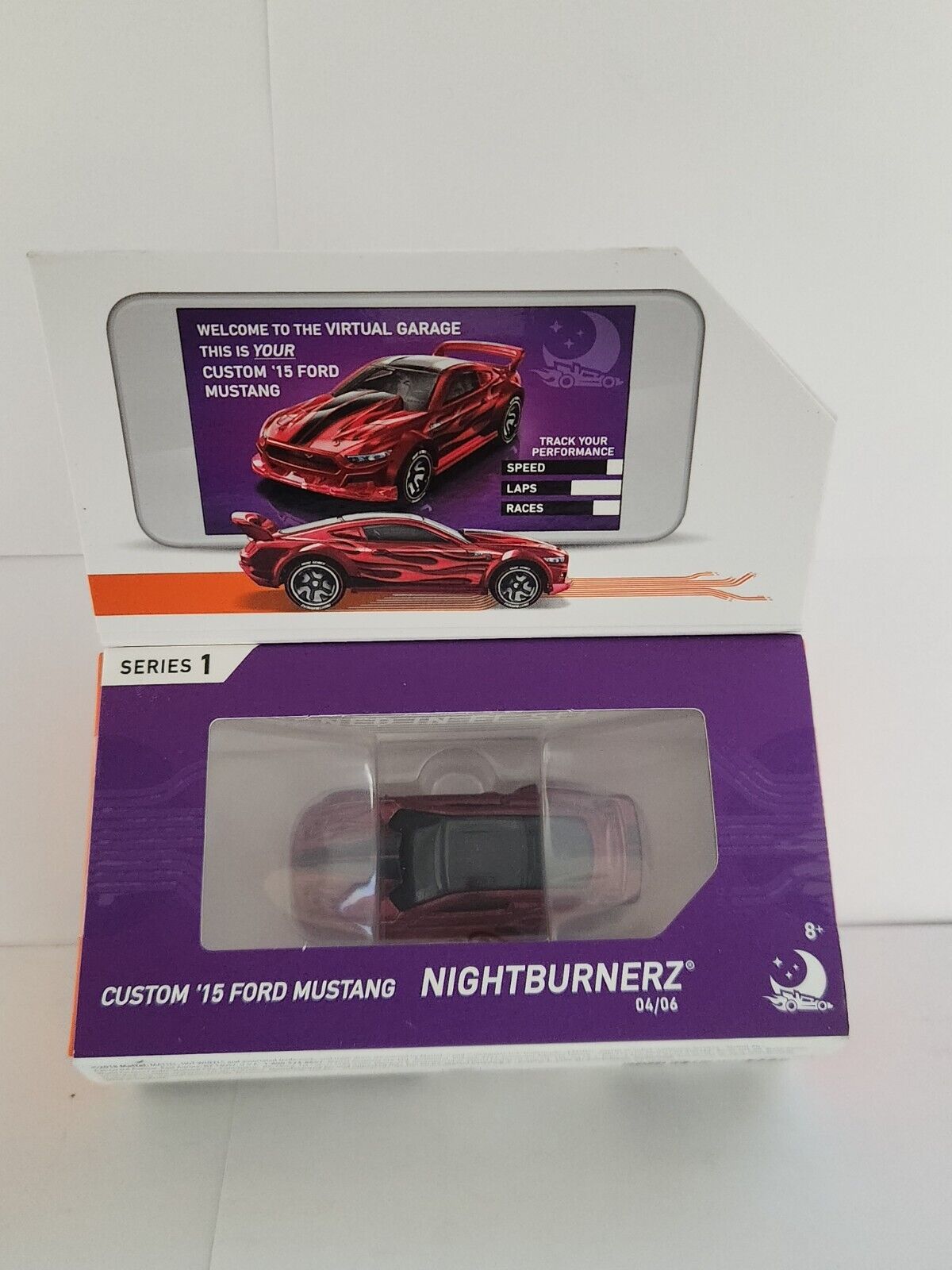 Hot Wheels ID Series 1 Custom '15 Ford Mustang Nightburnerz #4/6 L30