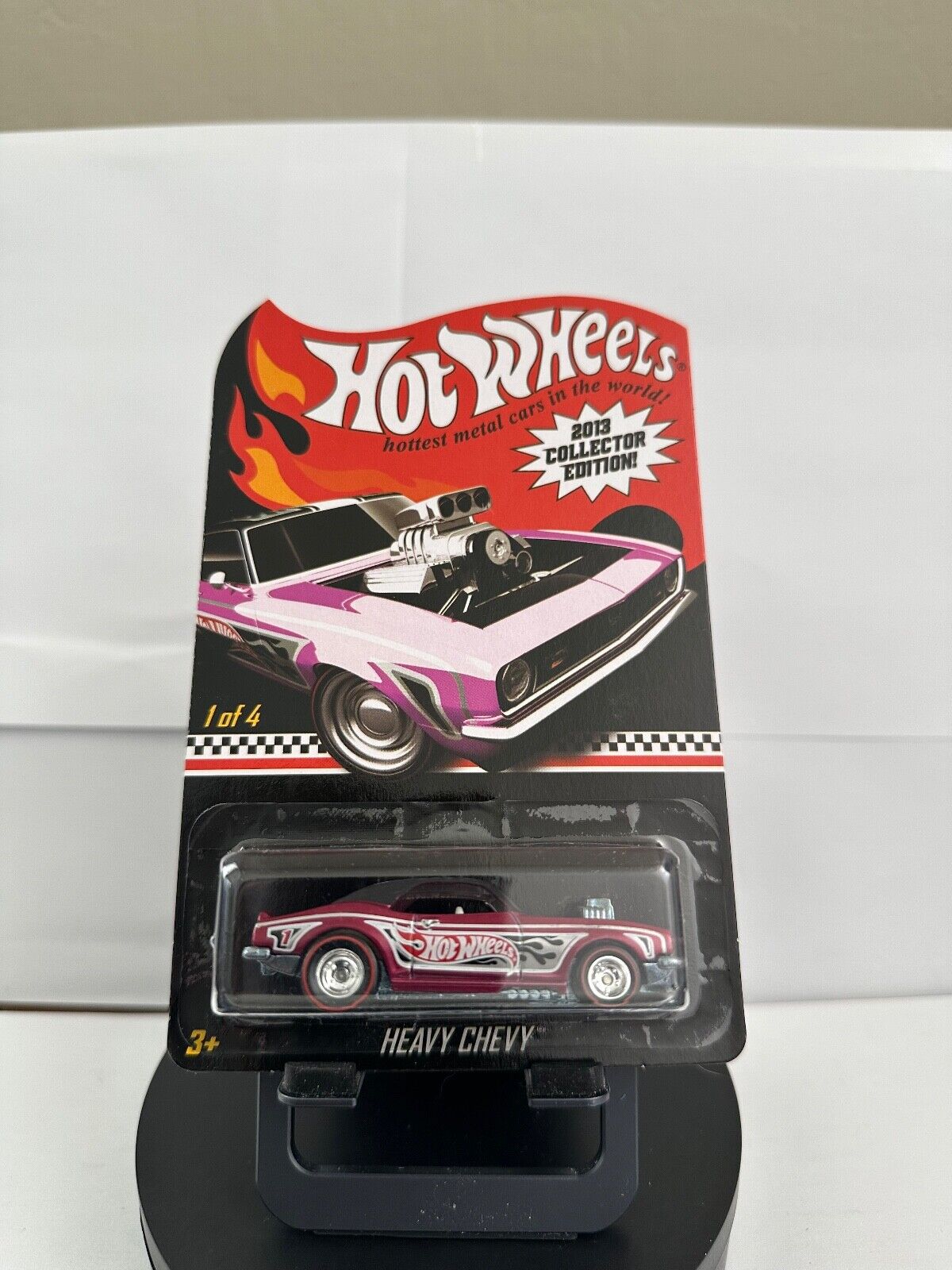 Hot Wheels RLC 2013 Collector Edition Heavy Chevy Pink Redline Mail-in  L62