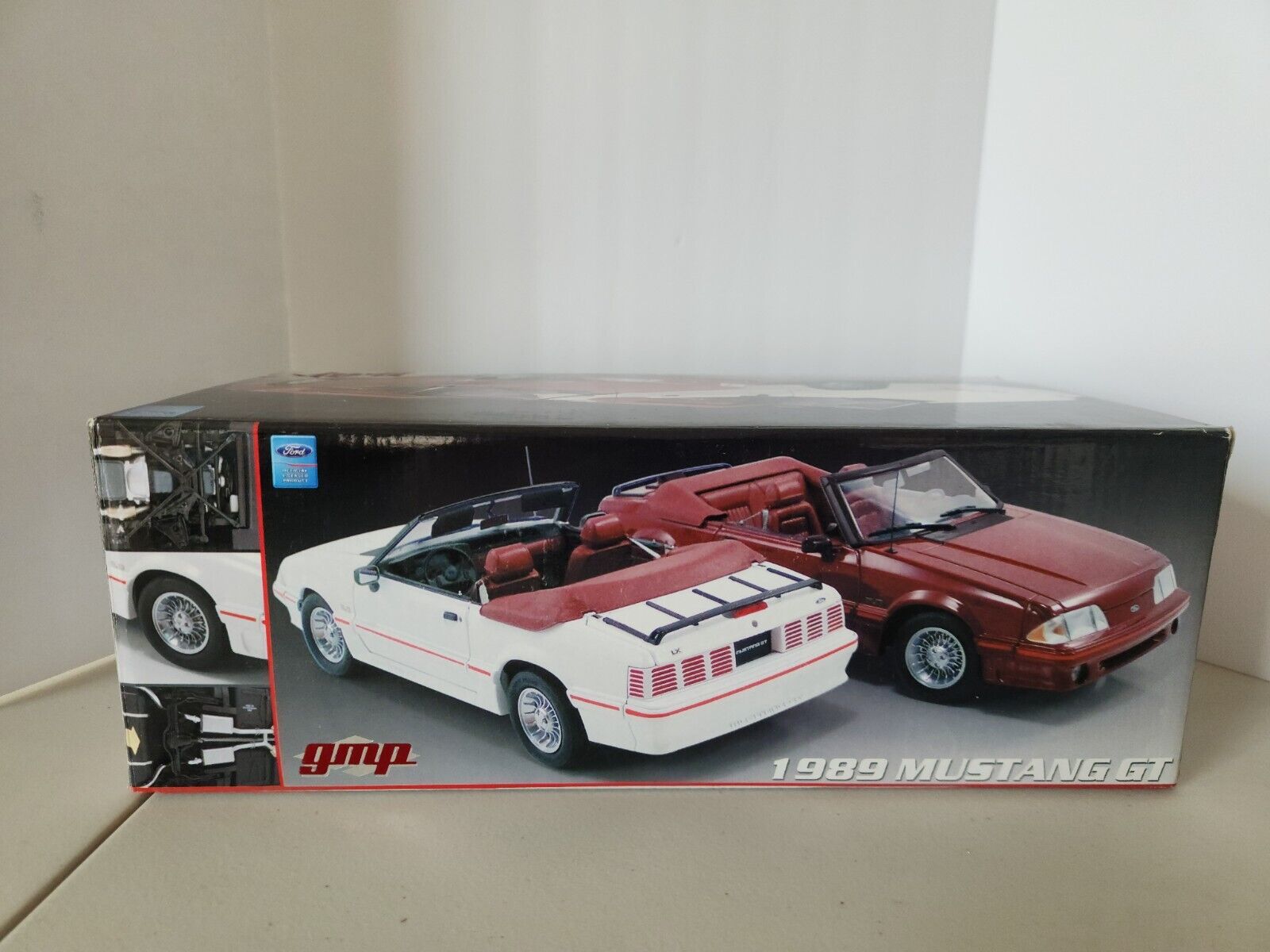 GMP 1989 Mustang GT Convertible 1:18 Scale RED CAR K22