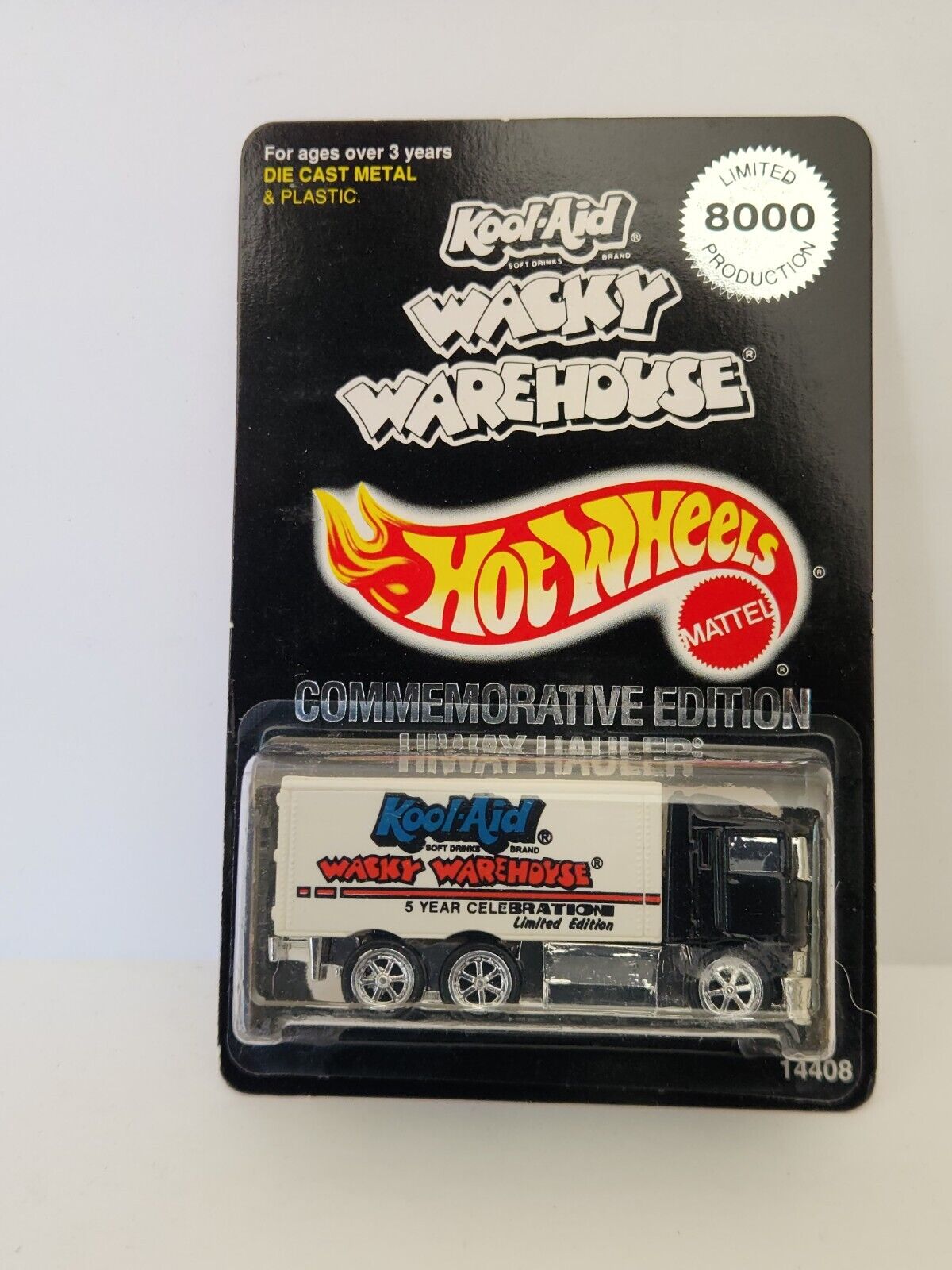 Hot Wheels Kool Aid Wacky Warehouse Commemorative Edition Hiway Hauler K46