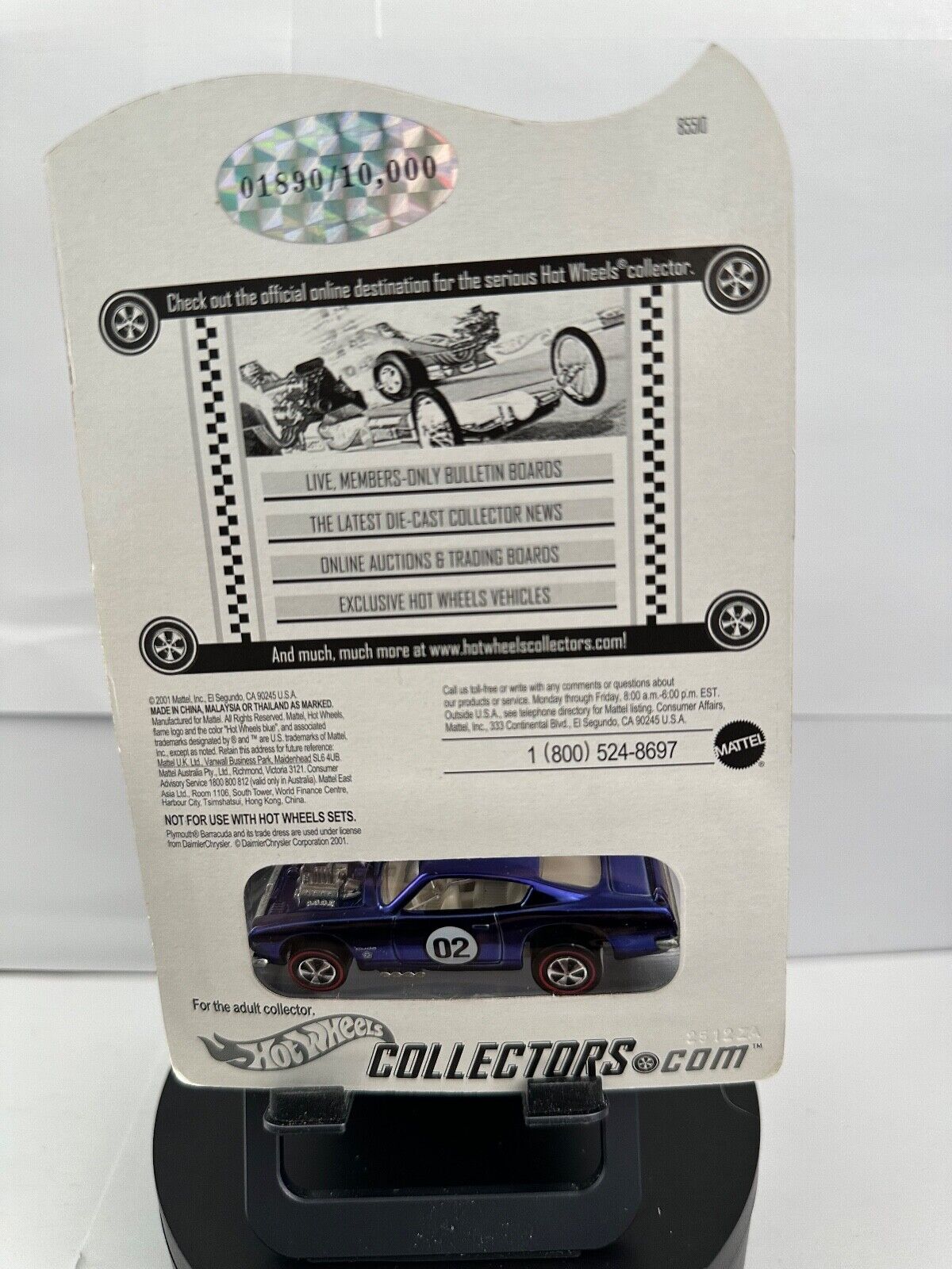 Hot Wheels RLC Online Exclusive Series 1 King Kuda 01890/10,000  L63