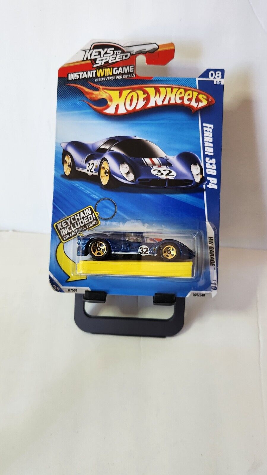 Hot Wheels Ferrari 330 P4 2010 HW Garage Keys To Speed K85