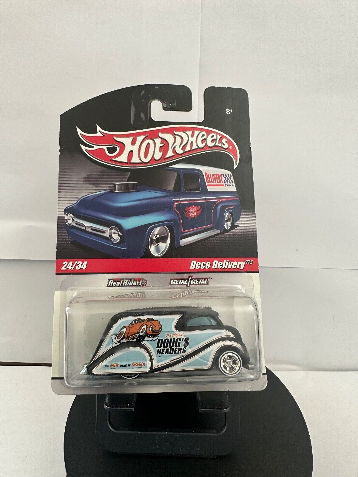 Hot Wheels Slick Rides Doug's Headers Deco Delivery Real Riders #24/34 L61