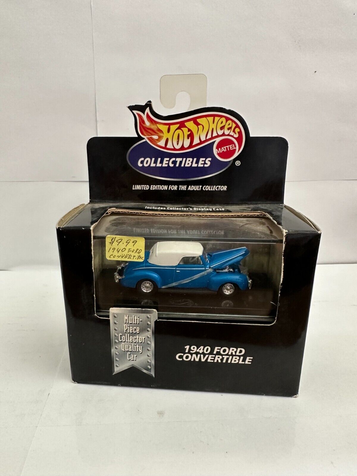 Hot Wheels Collectibles 1940 Ford Convertible Black Box Edition V72