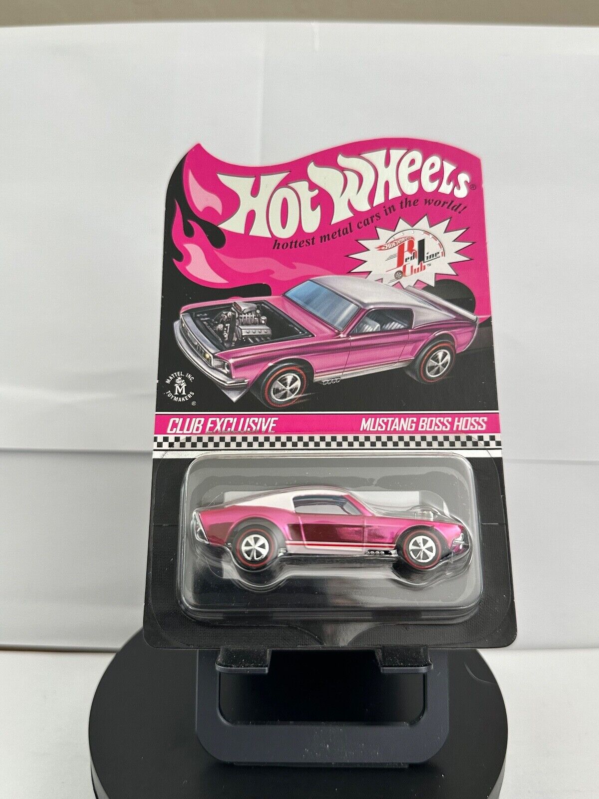 Hot Wheels Redline Club RLC 2017 Convention Mustang Boss Hoss Pink L62