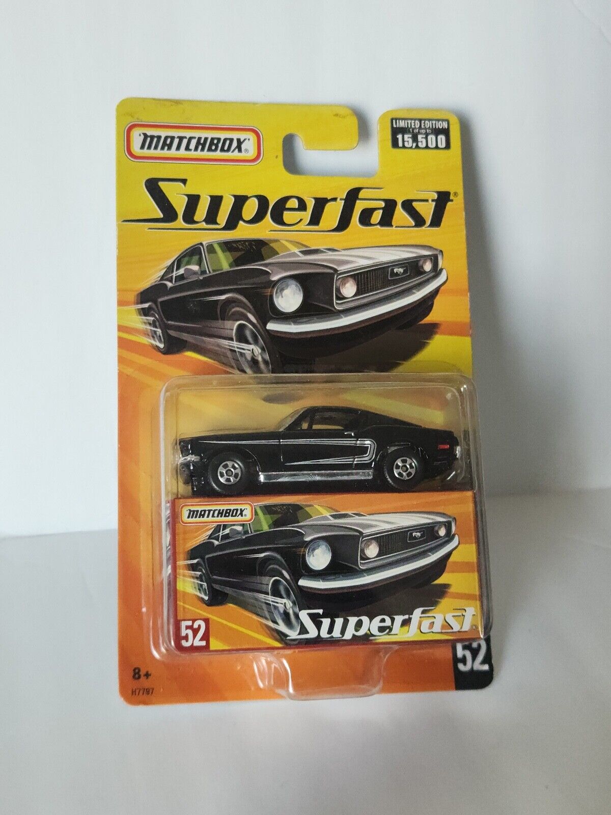 Matchbox Superfast Ford Mustang 428 USA #52 Limited Edition Black K68