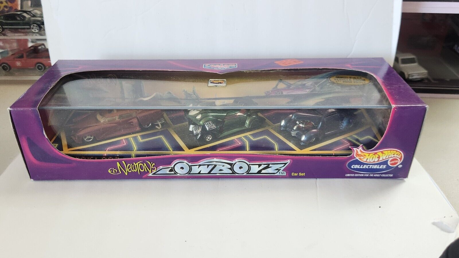 Hot Wheels Ed Newton's Lowboyz Triclopz Rareflow & Mercohaulic 3-Car Set K89