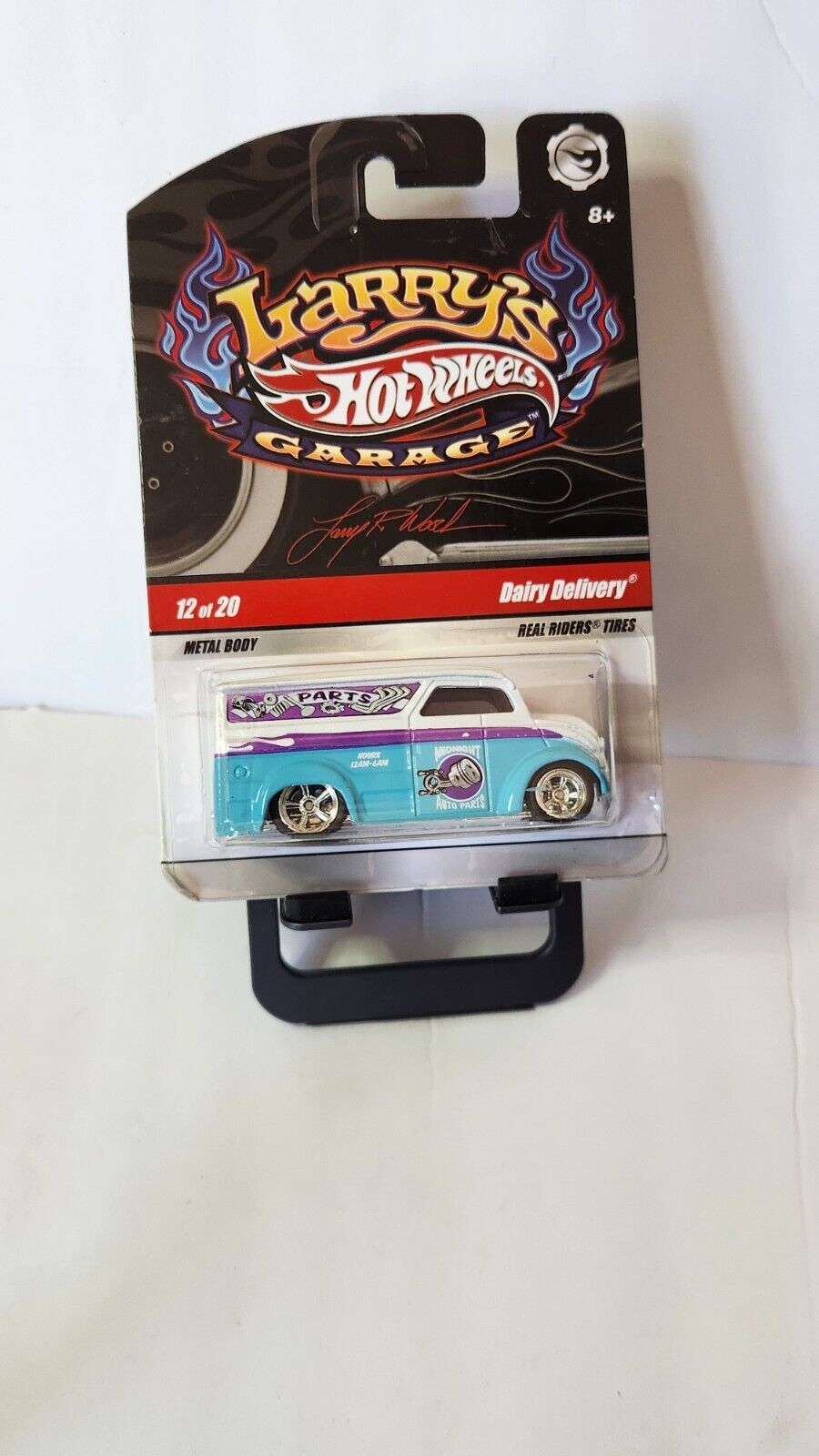 Hot Wheels Larry's Garage Dairy Delivery #12/20 Real Rider Tires K85