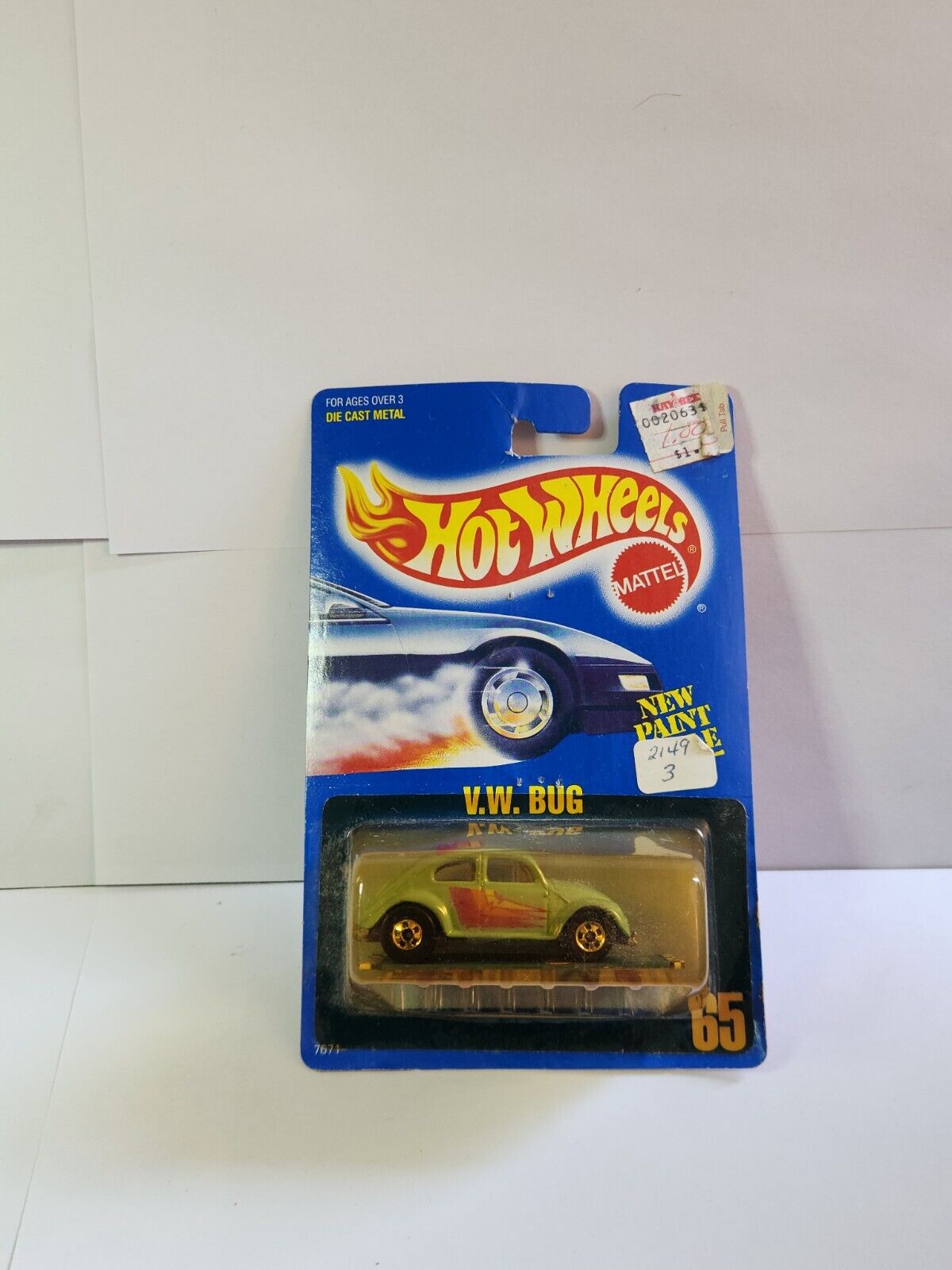 Hot Wheels Mattel VW Bug Collector #65 New Paint Style K92