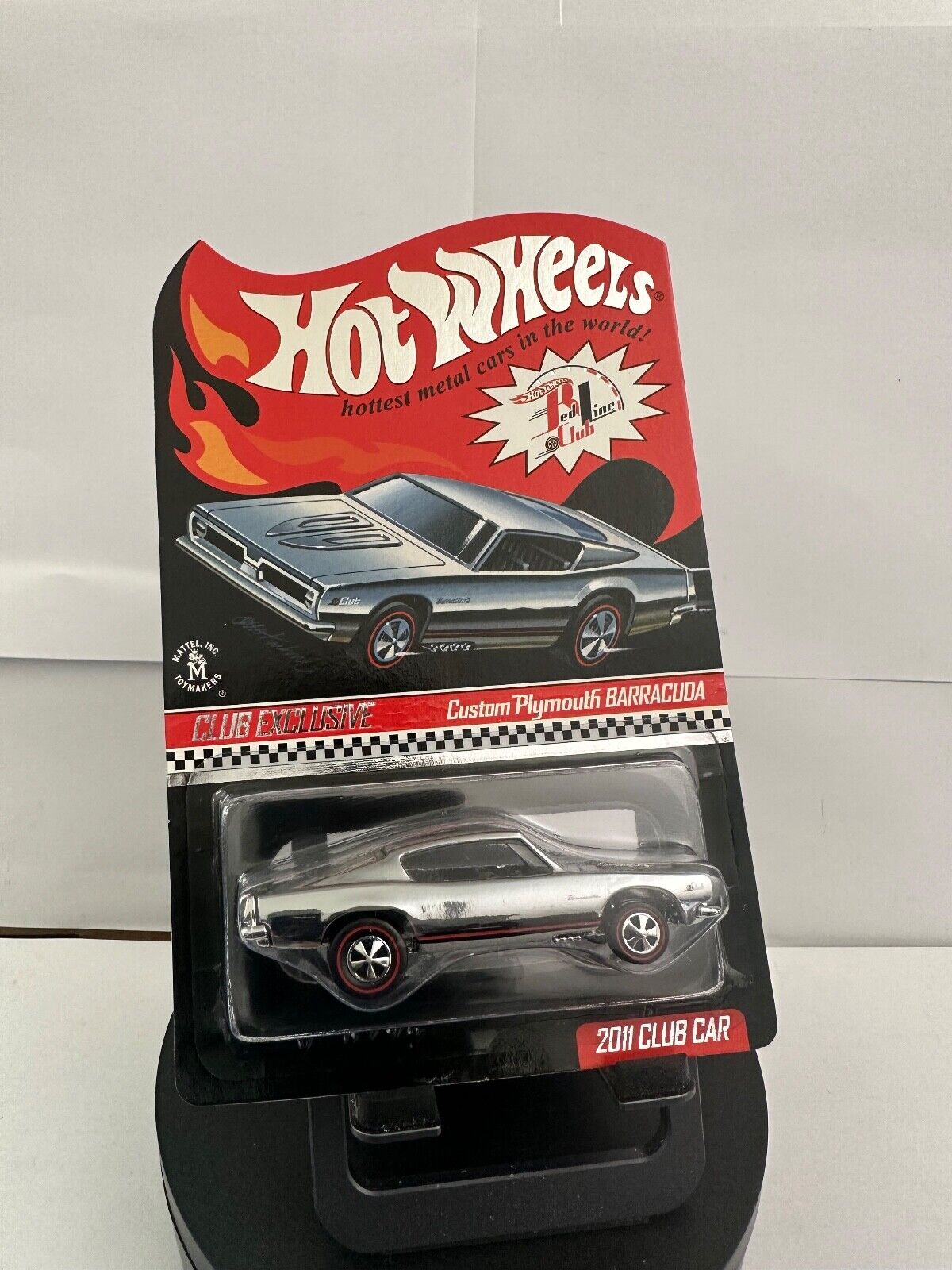 Hot Wheels 2011 Red Line Club Exclusive Car Custom Plymouth Barracuda #1170 L61