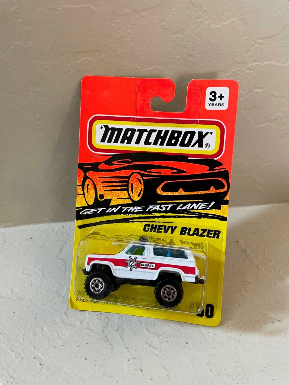 Matchbox Chevy Blazer Sheriff #50 Get in The Fast Lane V46