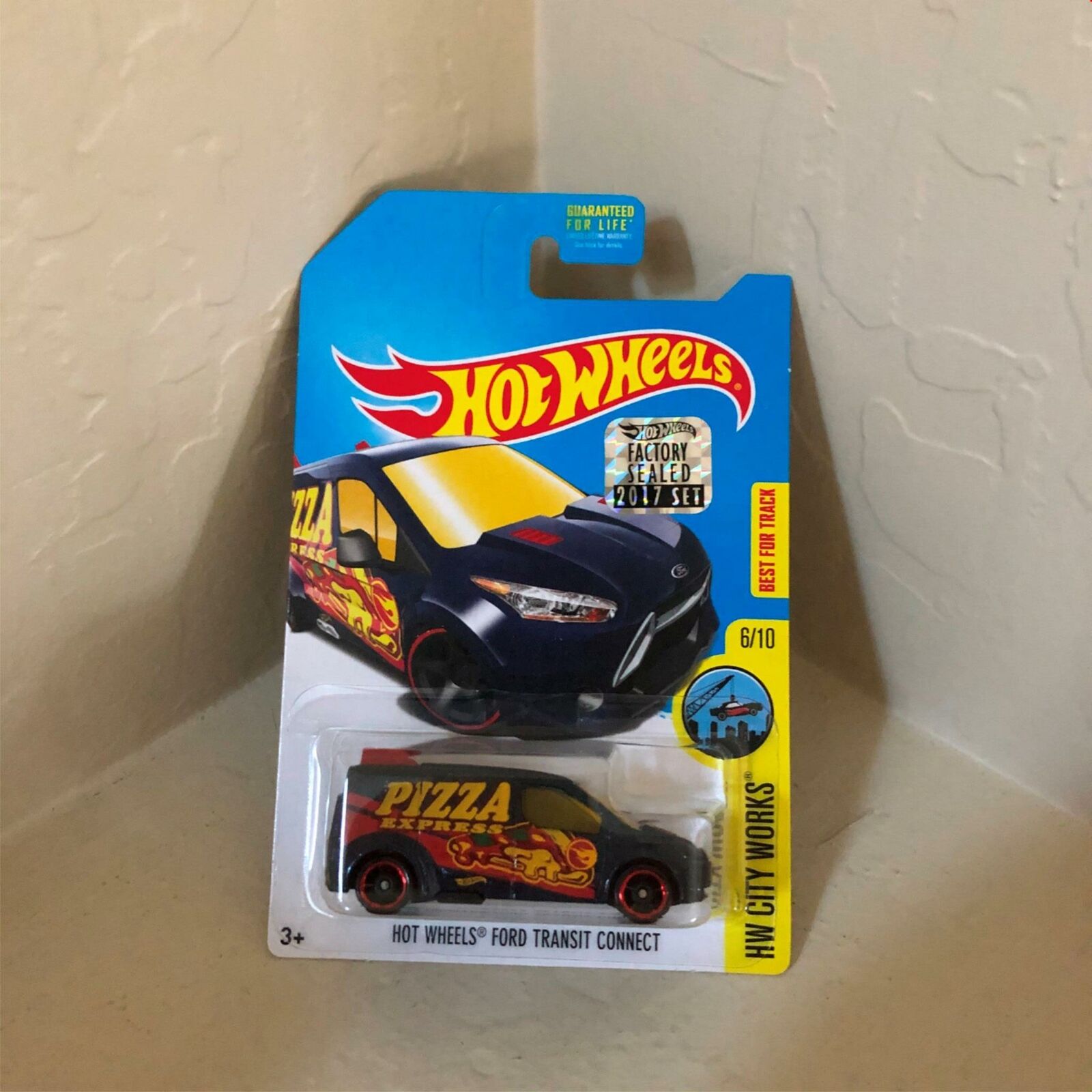 Hot Wheels Ford Transit Connect HW City Works #6/10 Factory Sealed 2017 Set L16