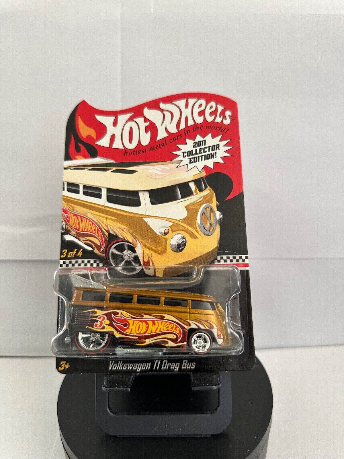 Hot Wheels RLC 2011 Collectors Edition Volkswagen T1 Drag Bus K-mart Mail In L63