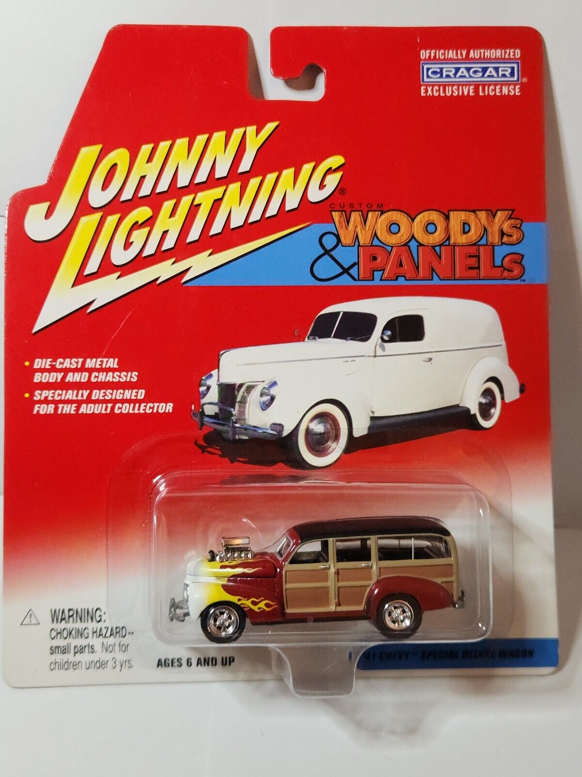 Johnny Lightning Woodys & Panels 1941 Chevy Special Deluxe Wagon K98