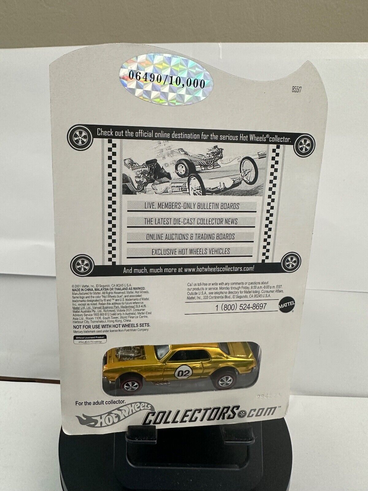 Hot Wheels RLC Online Exclusive Series 1  Nitty Gritty Kitty 06490/10,000 L62