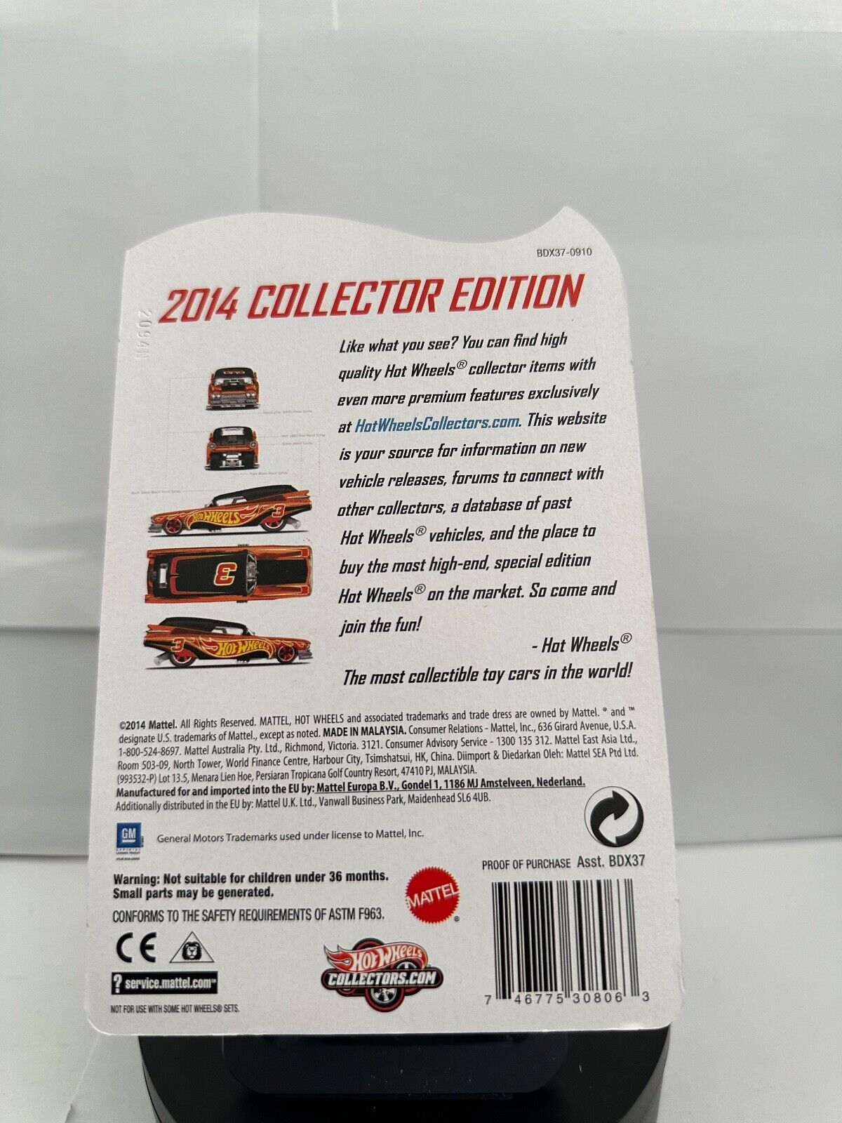 Hot Wheels 2014 Collector Edition '59 Cadillac Funny Car Mail-In  L63