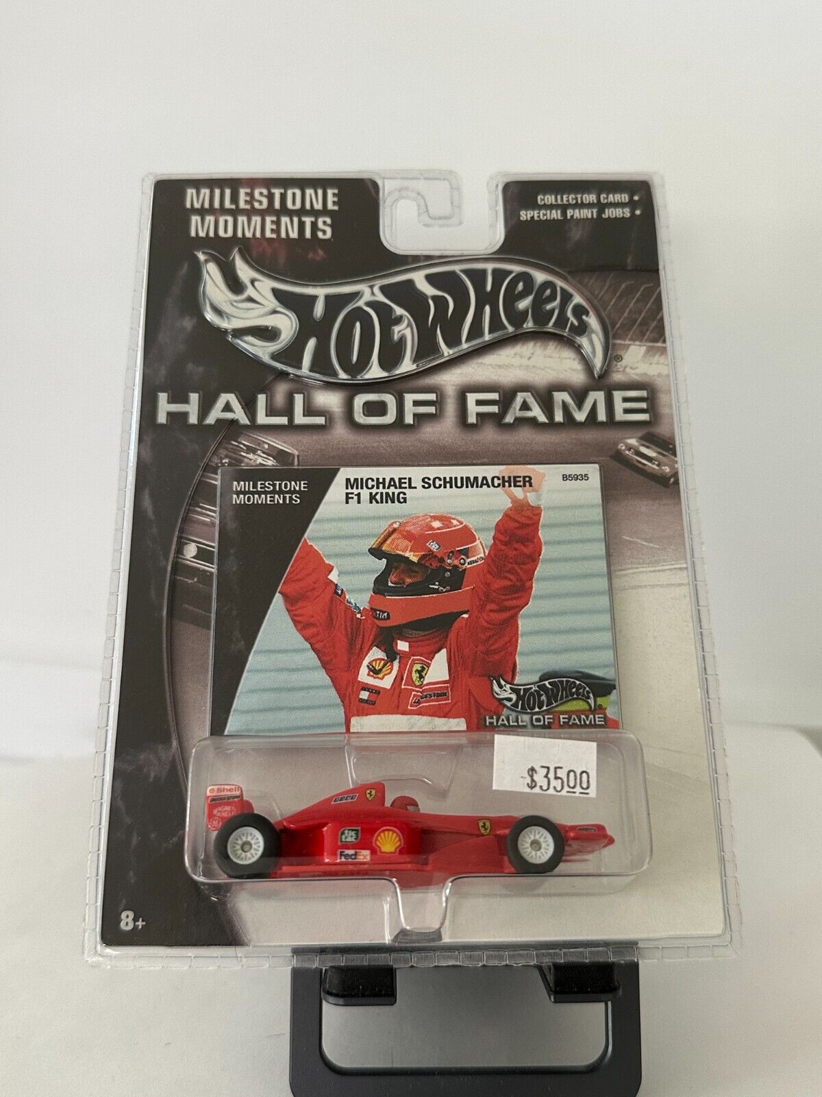 Hot wheels Hall Of Fame Milestone Moment Michael Schumacher F1 King L74